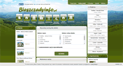Desktop Screenshot of bieszczadyinfo.pl